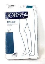 BSN 114626 Jobst Relief Knee 20 30 Open Toe Beige MD - 1 PR/BX