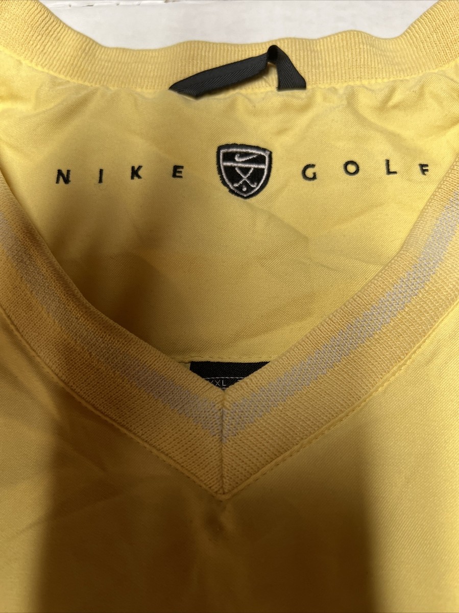 Nike Golf V Neck Pullover Windbreaker Men's XXL Tall Pockets
