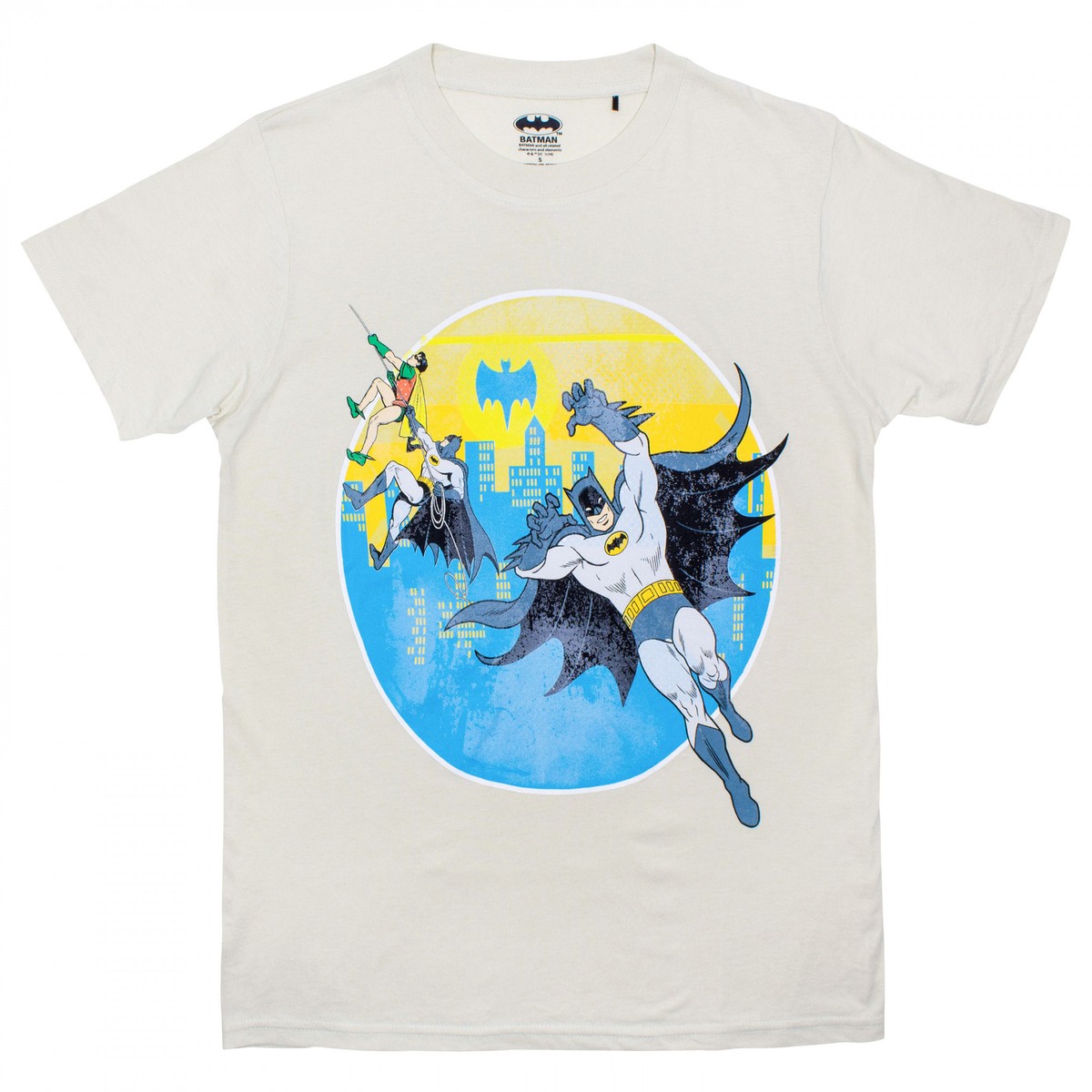 Batman and Robin Retro 1966 Graphic T-Shirt Grey | eBay