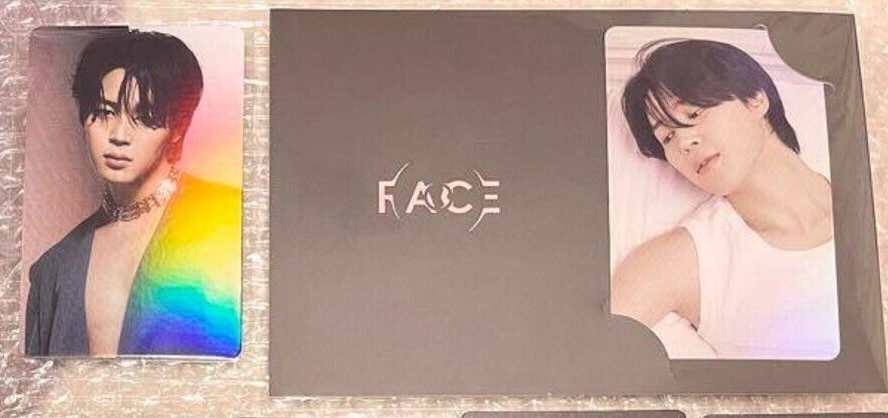 BTS JIMIN FACE OFFICIAL PHOTO CARD JPFC hologram Universal music w
