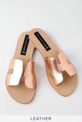 steve madden greece rose gold
