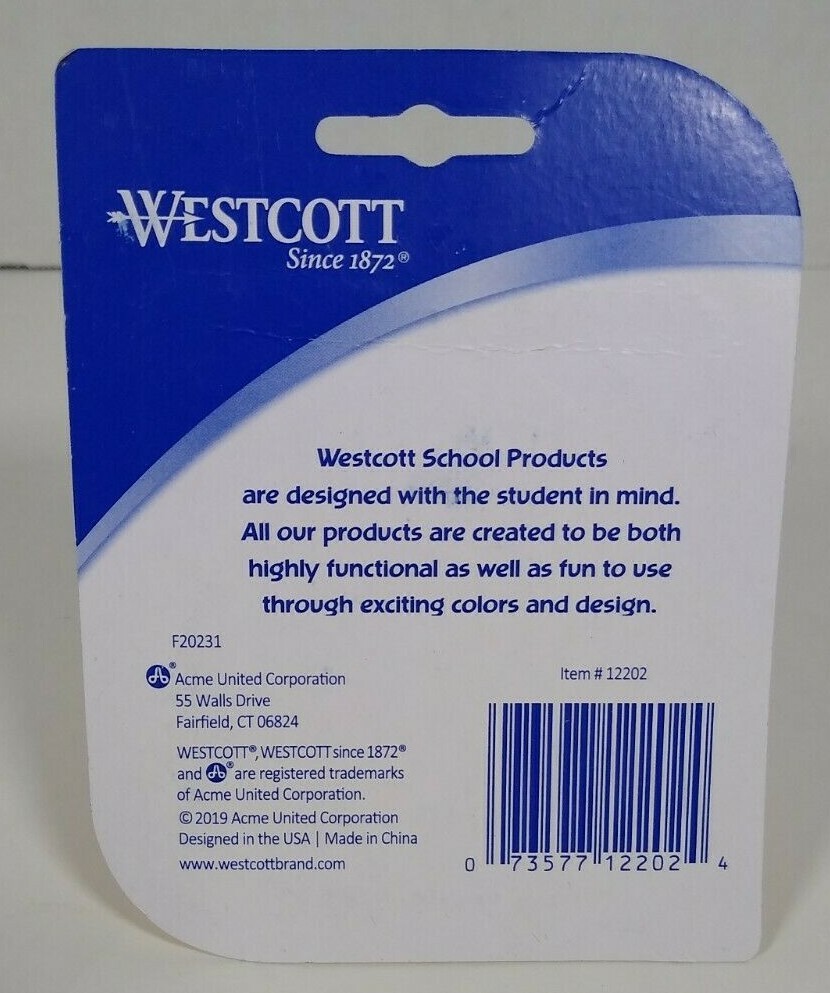 Lot of 2 Acme Westcott Pencil/Crayon Sharpener 12202