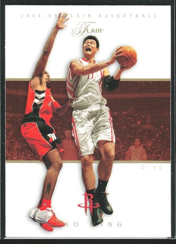 2004-05 Flair Yao Ming Houston Rockets #58 | eBay