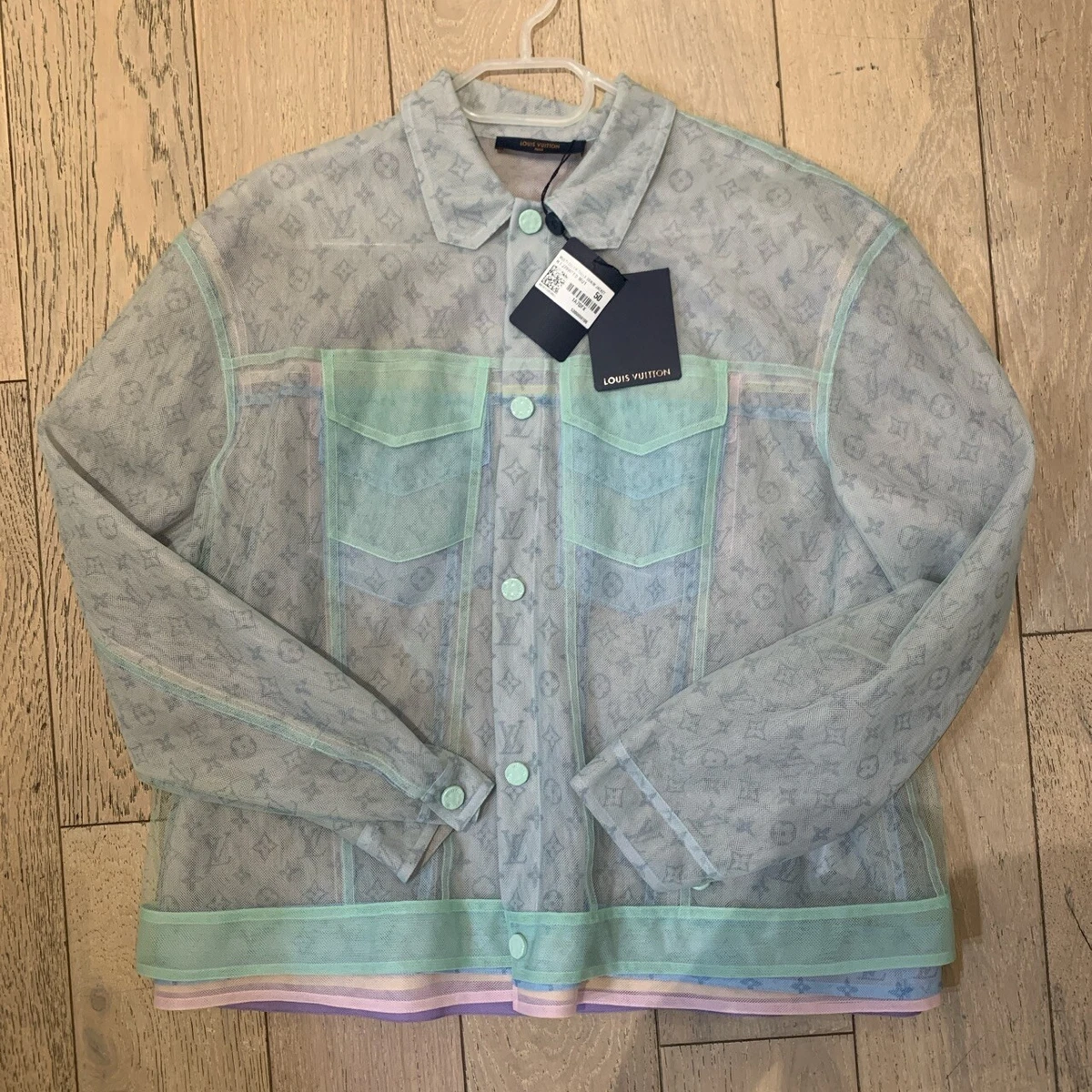 Louis vuitton Multi Colour Monogram Tulle Denim Jacket