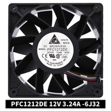 Delta PFC1212DE DC12V 3.24A 12CM 4-Wire Inverter Cooling Fan
