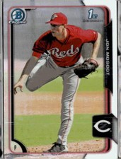2015 Bowman Chrome #BCP163 Jon Moscot Prospects /499 Cincinnati Reds (F)