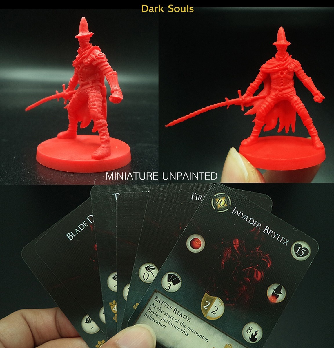 Dark Souls The Board Game Miniature Model INVADER BRYLEX & CARD