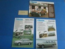 N°11235 /   MAZDA 3 prospectus : break 323, berline 929 I, Pick-UP diesel 