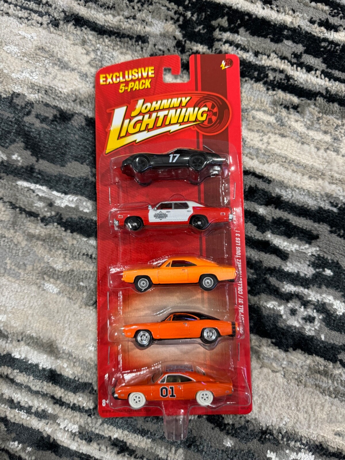 Johnny WHITE Lightning Dukes of Hazzard 5 Pack General Lee MOCKUP PROTOTYPE 🤯