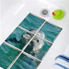 Whirlpool Wasserfest Aufkleber Delphin Bedruckt Nicht Rutsch Wandleuchte Anti