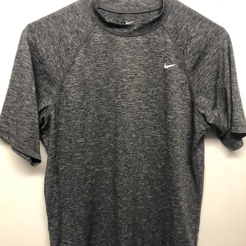 Men’s Nike Dri-Fit UPF 40+ Short Sleeve T Shirt Size Small Gray Swoosh