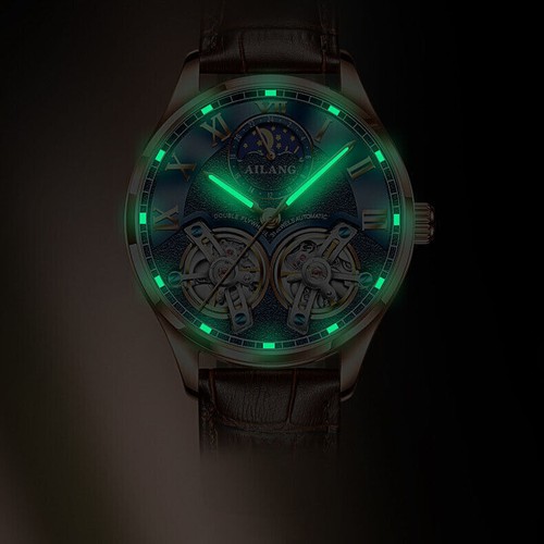 AILANG Brand Men's Automatic Mechanical Watch Waterproof Tourbillon Wristwatches - Picture 16 of 23