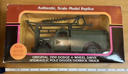 The Yorkshire Co. 1950 Dodge 4 Wheel Drive Hydraulic Pole Digger Derrick Truck - Picture 12 of 12