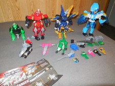 AW1 Power Rangers Dino Fury Megazord Mosa Razor Ptera Freeze Zord Lot Ryusoulger