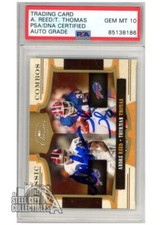 Reed, Thomas 2009 Donruss Classics Combos Autograph Card /100 #13 PSA/DNA 10