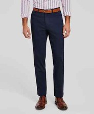 Tommy Hilfiger Men Blue TH Flex Modern Fit Four-Pocket Twill Pants Size 33W 32L