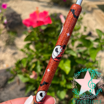 The Pumkin King; Jack Skellington Glitter Ink Joy Gel Epoxy Resin