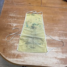 Vintage 1950s Apron Smock Work Wear Lend-A-Hand Distressed