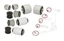 Rear Suspension Axle Control Trailing Arm Bushes Bushings for Volvo XC90 I