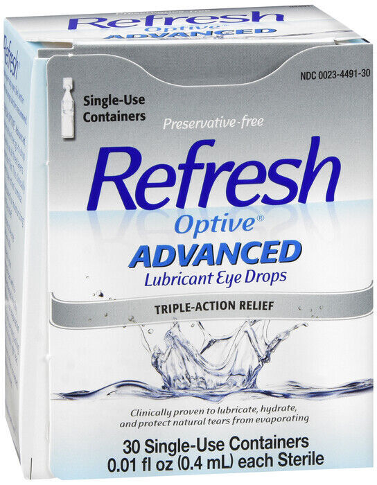 REFRESH OPTIVE ADVANCED PRESERVATIVE/FREE 30X.01OZ