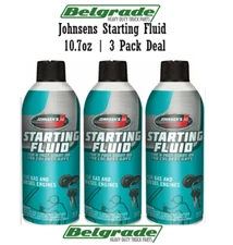 Johnsens 6762 Starting Fluid 10.7oz Cans 3 Pack