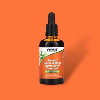 NOW Foods, Green Black Walnut Wormwood Complex, 59 ml (2 fl. oz.)