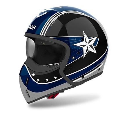Airoh J110 Command Octane Blue Modular Helmet Size M Crossover