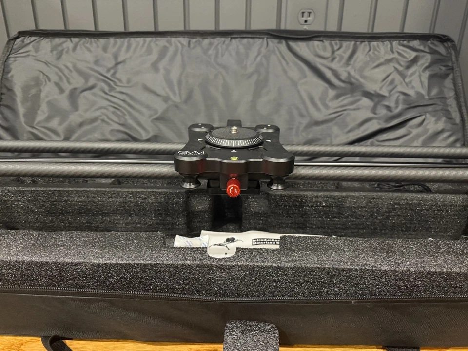 GVM Camera Slider Carbon Fiber Rails Motorized 31" Great Video Maker DSLR Video - Image 4 of 4