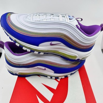 Nike Air Max 97 QS 2020 Easter Shoes CJ0591-100 White Purple Nebula Mens Size 7