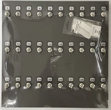 Key Rack, Key Holder #30MNS, 30 Bolted Metal Numbered Hooks