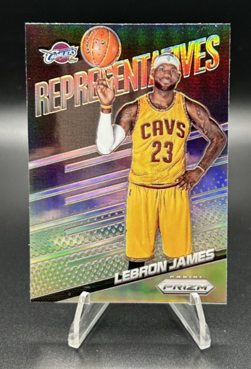 2014-15 Panini Prizm LeBron James Representatives Insert Silver Prizm #9 MVP!