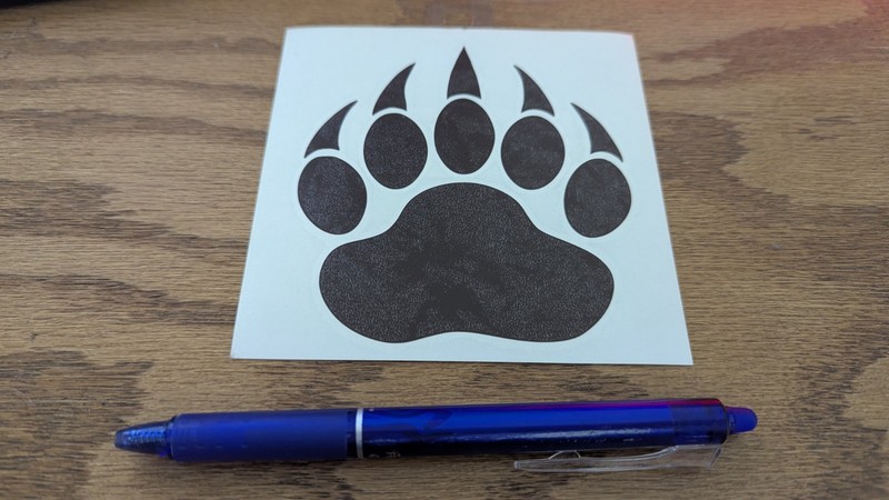 Bear Paw Sticker Decal Black Bear Brown Bear Grizzly Bear Polar Bear