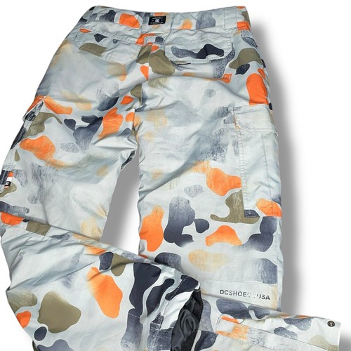 DC Sz 14 Large Boys Youth 10K Snowboard Pants Banshee Desert Camo Waterproof - Picture 14 of 15