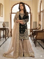 INDIAN DESIGNER NEW SALWAR KAMEEZ WEDDING BOLLYWOOD PAKISTANI PARTY WEAR DRESS