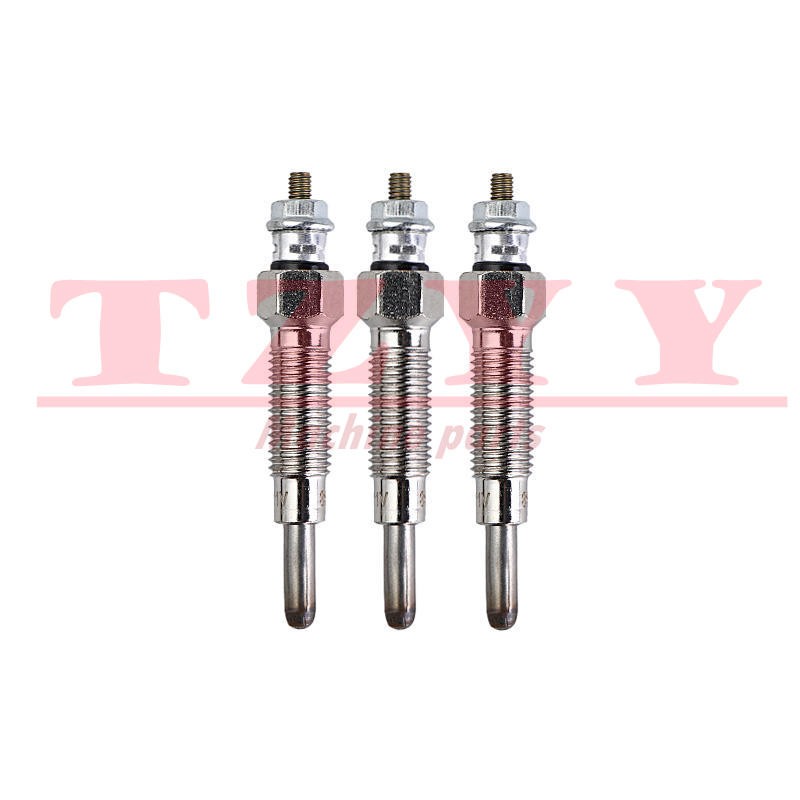 3X Glow Plug 15221-65516 for Kubota L175 L185 L225 L245 L275 L295 L305 L345