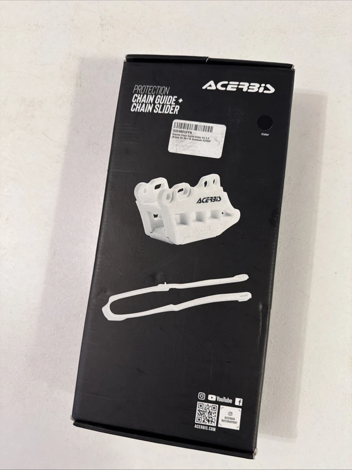 Bloque guía de cadena Acerbis 2009-2018 Kawasaki KX250F KX450F 2,0 KX 250F 450F Foto 3 de 4