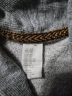 H&M Gray Knit Cotton Shawl Collar Button Cardigan Sweater w/ Pockets 18-24M — photo 2