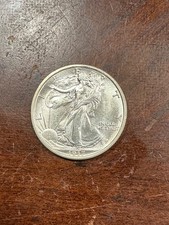 1917 WALKING HALF DOLLAR BLAST WHITE BEAUTY