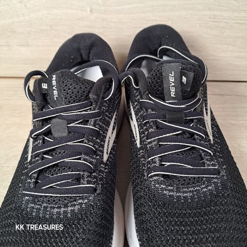 Brooks Revel 3 Trainers Black Grey Running Gym Yoga Shoes Womens UK5 B EU38 - Picture 7 of 24