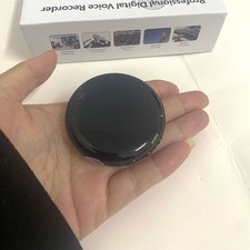 64G Mini Audio Recorder Device  Secret Voice Recorder  Black Magnetic Recorder