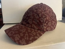 Athleta Maroon Reflective Camo Fleece Lined A...