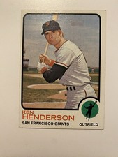 1973 Topps - Ken Henderson #101 San Francisco Giants Baseball Card FREE SHIPPING