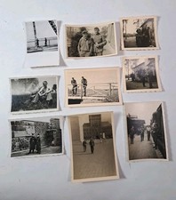 Lot Of 9 Vintage Assorted WW2 German Soldiers Photographs