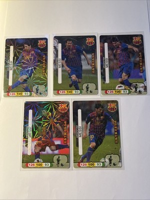 CIMA de La Liga 2011 Lionel Messi Lot 5 Karten RARE!