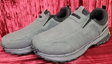 FitVille Slip on Hiking Walking Shoes Trekking Loafer Outdoor MEN'S 14 TREK CAMP