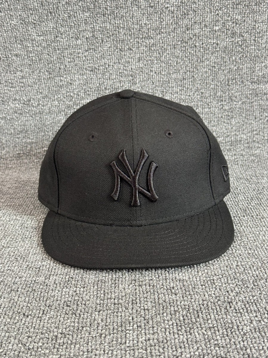 New Era Yankees 59FIFTY Fitted Hat Black 7 1 4 MLB Flat Brim
