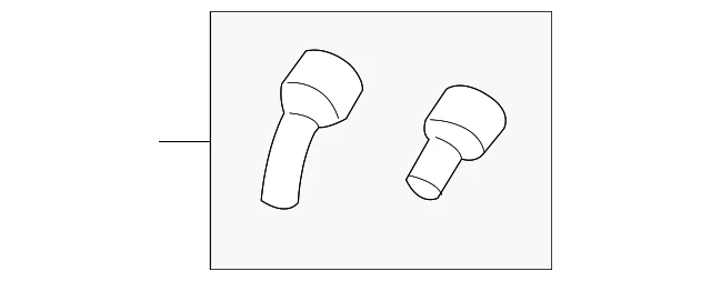 Conector de montaje de manguera de agua genuino Volkswagen 1J0-122-291-D Foto 3 de 4