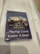 Harley-Davidson Motorcycles Heritage Softail Playing Cards Brand New Sealed