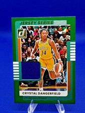 2025 Panini Donruss WNBA - Jersey Series Crystal Dangerfield #38 Green /30 (MEM)