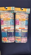 2 Wonder Nation Girls' Cotton Brief Underwear In A 10-PK Size 10 Plus New In PKG
